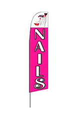 Nails Feather Flag (Out of stock)