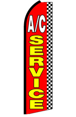 AC Service (Checkered) Feather Flag
