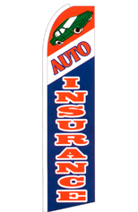 Auto Insurance Feather Flag