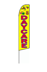 Daycare Feather Flag