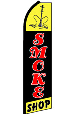 SMOKE SHOP (Hookah) Feather Flag