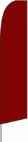 Solid Burgundy Feather Flag
