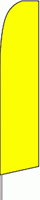 Solid Yellow Feather Flag