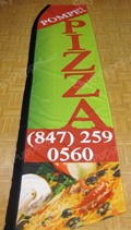 Pompei Pizza Custom Feather Flag