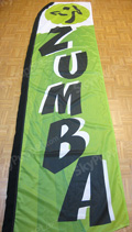 Zumba Custom Feather Flag