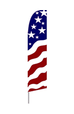 USA New Glory Feather Flag