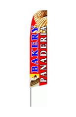 Bakery Panaderia Feather Flag