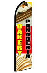 BAKERY PANADERIA Feather Flag