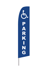 Handicapped Parking Feather Flag