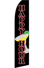HAPPY HOUR Feather Flag