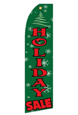 Holiday Sale - Christmas Feather Flag