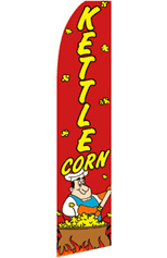 Kettle Corn Feather Flag