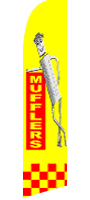 Mufflers Feather Flag #1