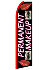 Permanent Makeup Feather Flag