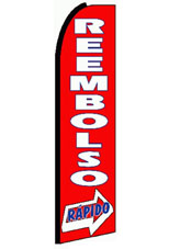 REEMBOLSO Rapido Feather Banner Flag