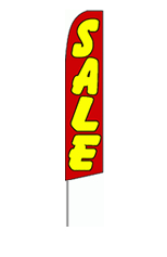 Sale (Red/Yellow) Feather Flag