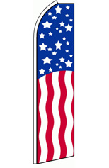 USA PRIDE (Vertical) Feather Flag