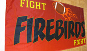 Firebirds Fabric Banner