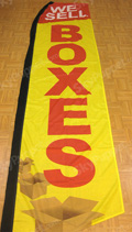 We Sell Boxes Custom Feather Flag