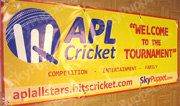 APL Cricket Vinyl Banner