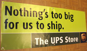 UPS Store Vinyl Banner